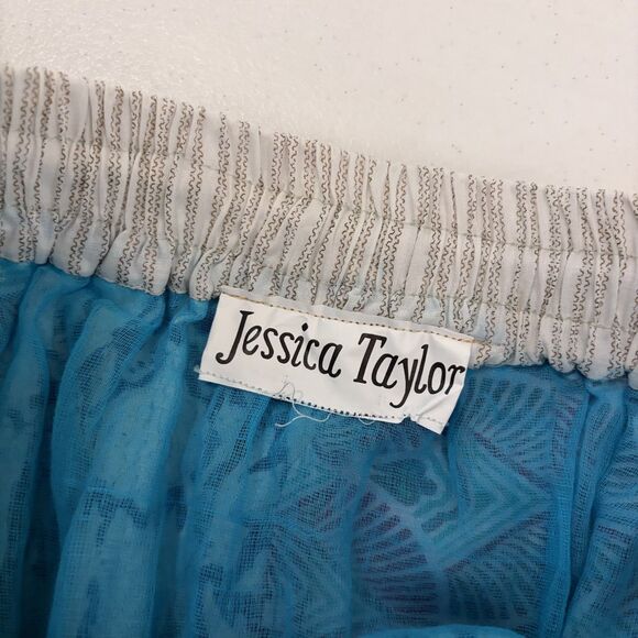 Jessica Taylor Skirt Women's Patchwork Cottage A-Line Lined Colorful Boho - Picture 9 of 10